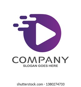 Fast Play media Logo Vector