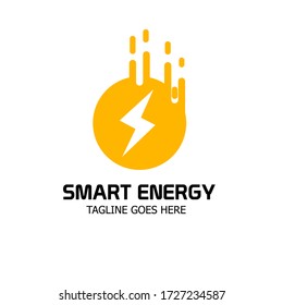 Plantilla de logotipo de energía rápida