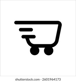 A fast purchase icon simplifying the checkout process in e-commerce platforms.