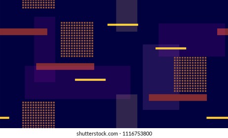 Fast Racing Street Lights, Speed Lines, Neon IT, Hi Tech Vector Pattern. Internet Technology Connection Line Pattern Template. Night City, Moving Car Lights, TV, Neon IT Abstract Hi Tech Background