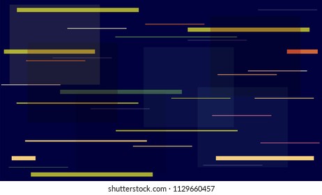 Fast Racing Street Lights, Speed Lines, Neon IT, Hi Tech Vector Texture. Neon Internet Technology Connection Geometric Design. Night City, Racing Car Lights, Neon IT Futuristic Hi Tech Background