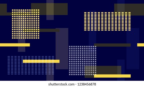 Fast Racing Street Lights, Speed Lines, Neon IT, Hi Tech Vector Pattern. Internet Technology Communication Modern Texture. Night City, Moving Car Lights, TV, Neon IT Future Hi Tech Background