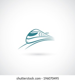Fast railways - vector illustration