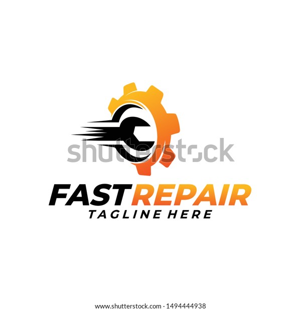 Fast Repair Logo Icon Vector Stock Vector (Royalty Free) 1494444938