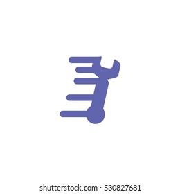 Fast Repair Vector Logo Design Element