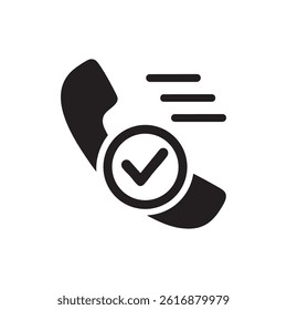 Fast Response Black Vector Icon 