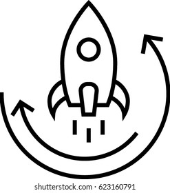 Fast Result Vector Icon