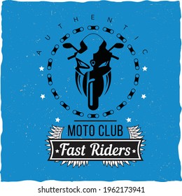 fast riders amazing typography t shart design