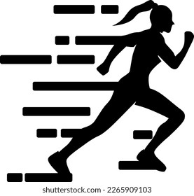 Icono plano de ejecución rápida para recursos gráficos