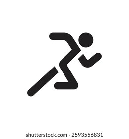 Fast run icon template, rush icon for graphic design, logo, web site, social media, mobile app, ui illustration