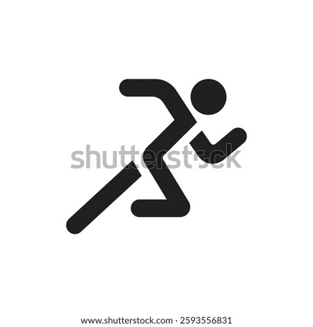 Fast run icon template, rush icon for graphic design, logo, web site, social media, mobile app, ui illustration