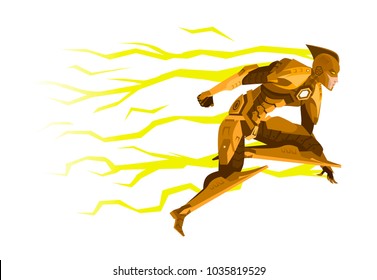 fast runner superhero