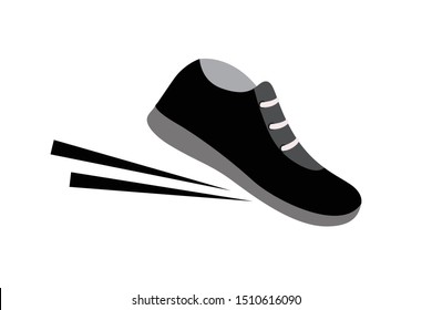 Fast running converse icon vector isolated 