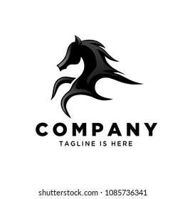 fast running horse logo