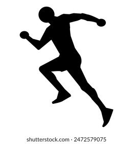fast running human icon, can be changed in color and size