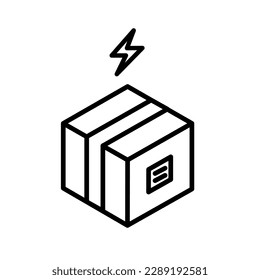 fast and safe shipping. fast delivery. cargo package vector design. home delivery. editable vector.
