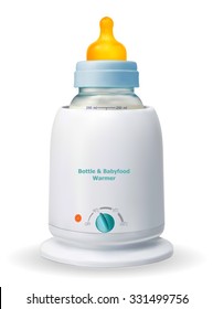 The Fast, Safe Way To Warm Expressed Milk And Baby Food, Electric Feeding Bottle And Baby Food Warmer Warms 250ml Milk At Room Temperature In Around 4 Minutes. EPS-10