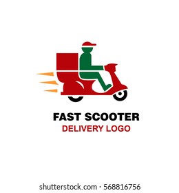 Fast Scooter Delivery Logo