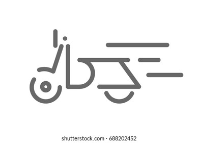 fast scooter icon