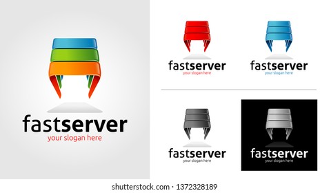 Fast Server Logo Template