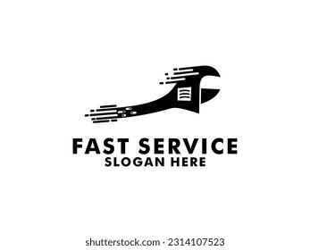 Fast Service logo vector template