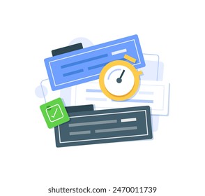Fast services, quick questionnaire, short survey, opinion poll, delivery time period, urgent order, speed summary reading, deadline stopwatch