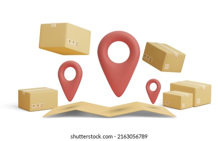 Fast shipping. Concept for fast delivery service. Vector illustration