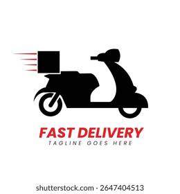 Fast shipping delivery scooty with clock for apps and websites
