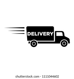 Fast Shipping Delivery Truck Stock Vector (Royalty Free) 1111044602 ...