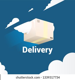 Fast shipping, Flying box
