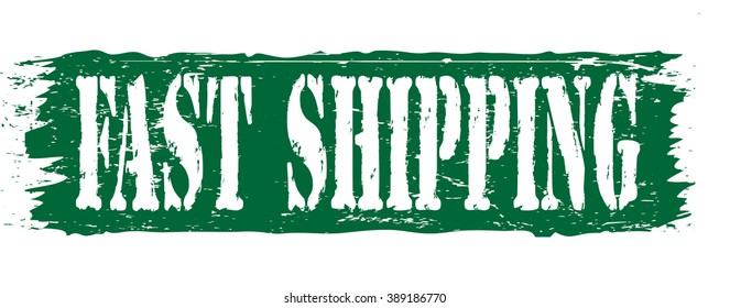 fast shipping icon, vector illustration