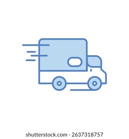 Fast Shipping Icon vector stock illustration