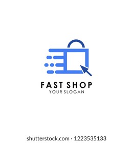 fast shop logo design