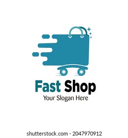 Fast Shop logo design template