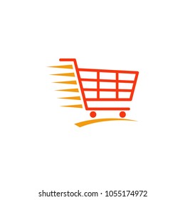 Fast Shop Logo Design Vector