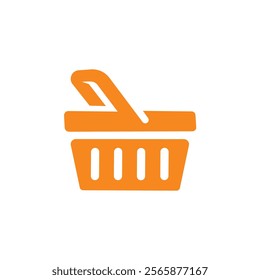 Fast shopping design logo. fast shopping delivery design. shopping cart icon design