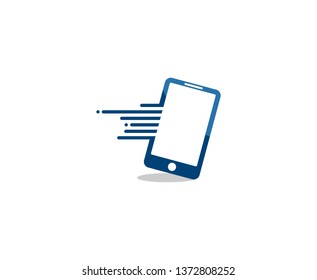 Fast smart phone logo 