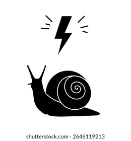 Fast snail speed power energy boost.