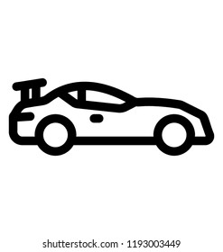 Fast speed car, race car 
