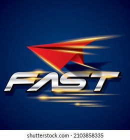 Fast Speed Concept for Design logo and Vector Template.