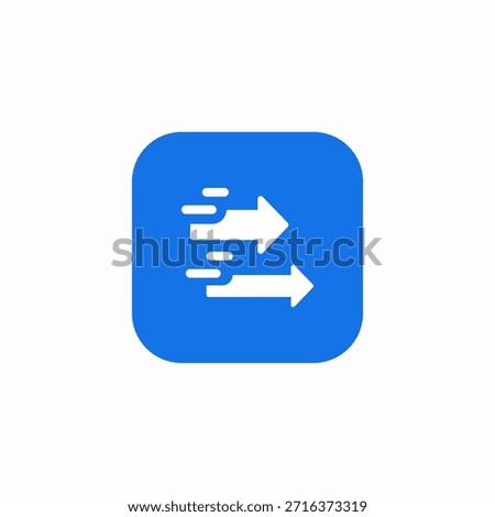 fast speed icon sign vector