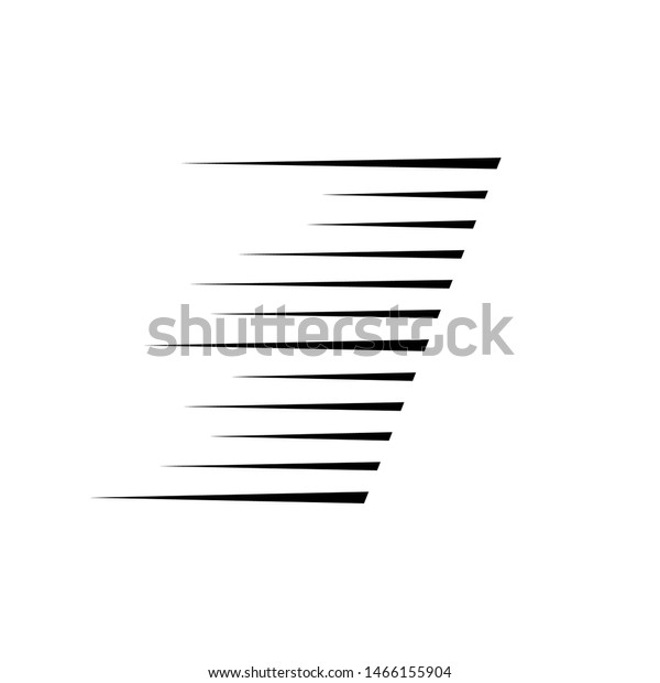 Fast Speed Lines Background Vector Illustration Stock Vector (Royalty ...