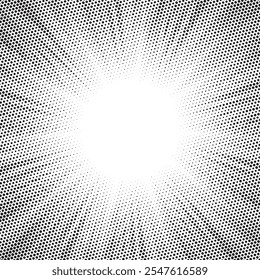 Schnelle Geschwindigkeitslinien auf weißem Hintergrund. Anime-Comic-Geschwindigkeit Linien Bewegung Effekt. Vektorgrafik.