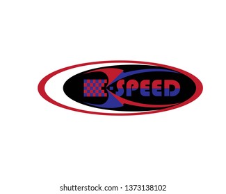 Fast Speed logo designs concept vector, Simple Racing Flag logo template - Vector
