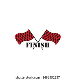 Fast Speed logo designs concept vector, Simple Racing Flag logo template
