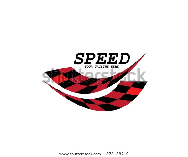 Fast Speed logo designs concept vector, Simple
Racing Flag logo template -
Vector
