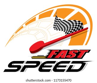 Fast Speed Logo Template Concept Vector Stock Vector (Royalty Free ...