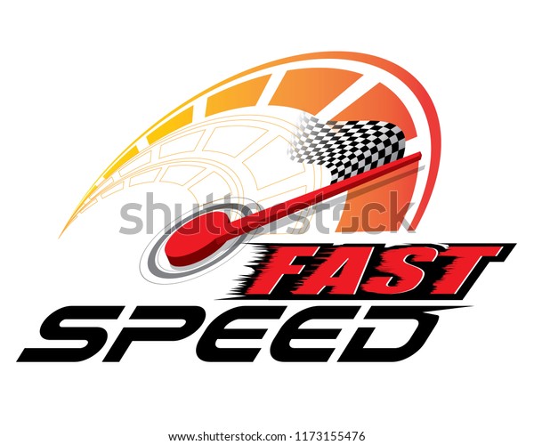 Fast Speed logo\
template concept vector.