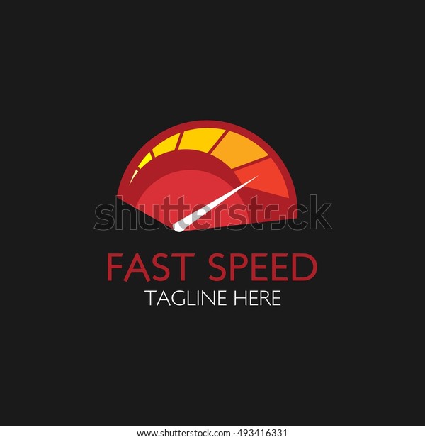 Fast Speed Logo Template Design Vector Stock Vector (Royalty Free ...