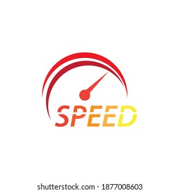 Fast speed logo vector template
